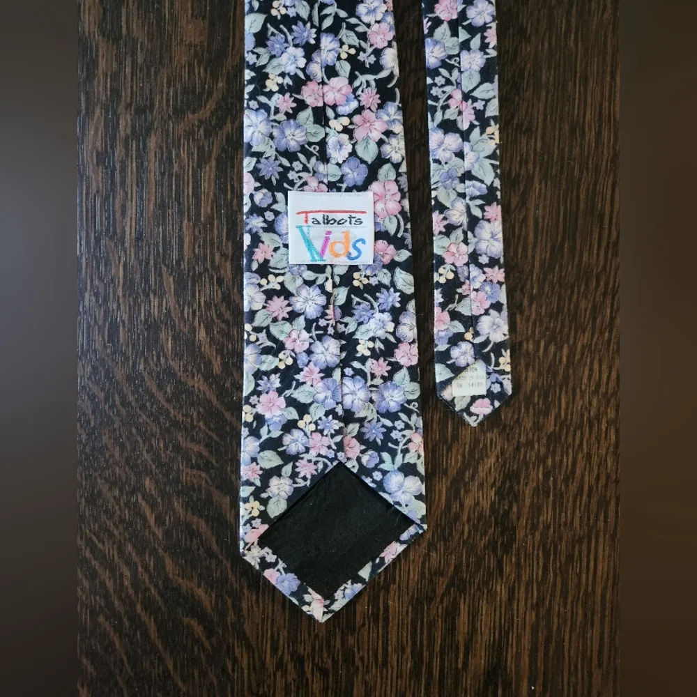 Talbot's Kids Floral Necktie EUC $14